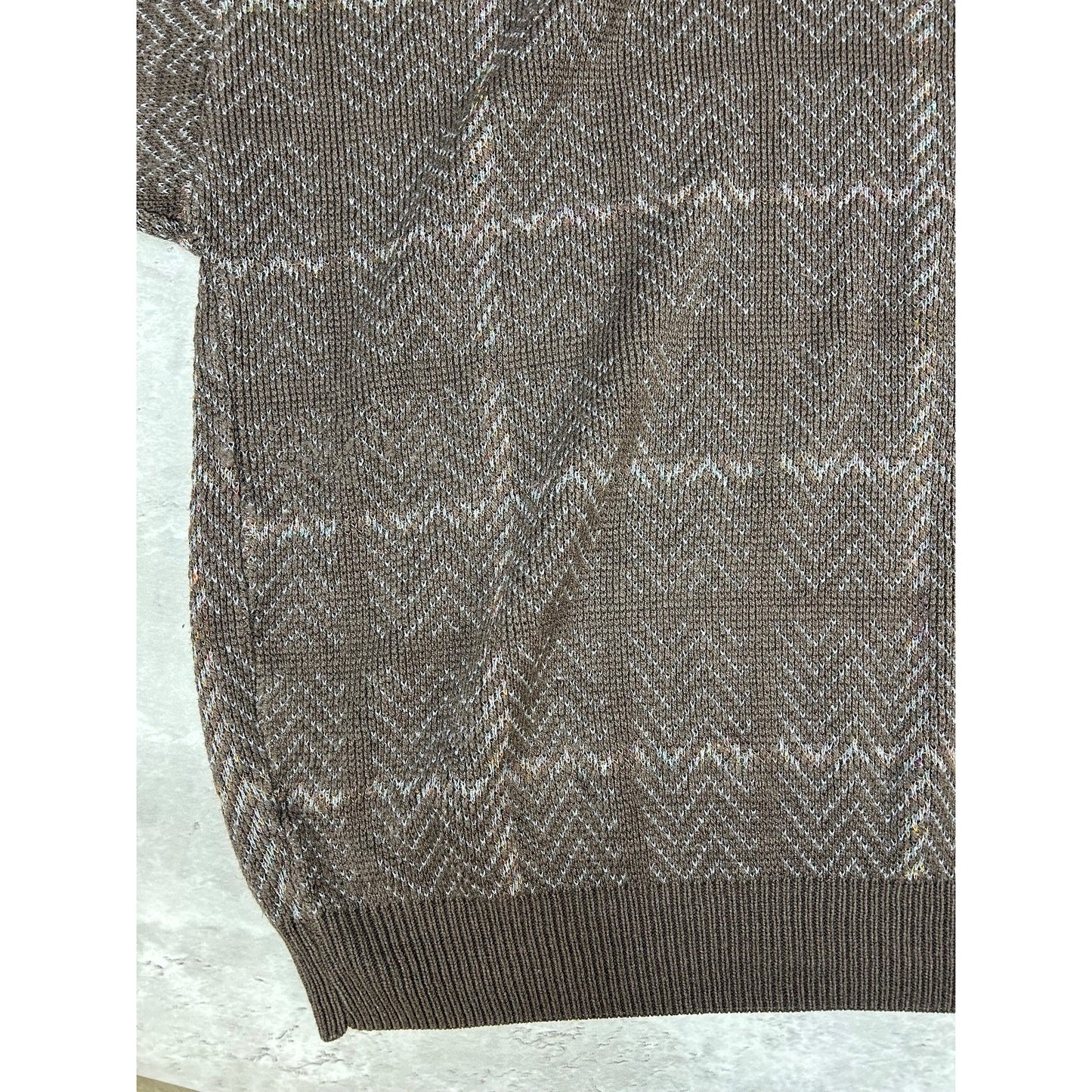 Vintage 90s Plaid Print Earth Tone Pullover Knit Sweater Size 3XL