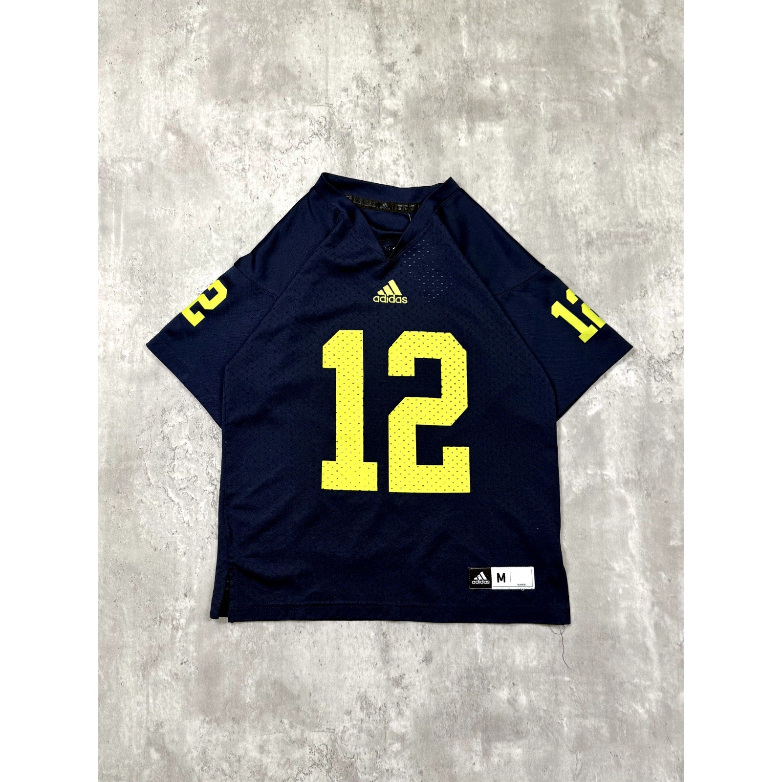 Vintage Michigan Wolverines #12 NCAA Adidas Football Jersey Size Medium YOUTH