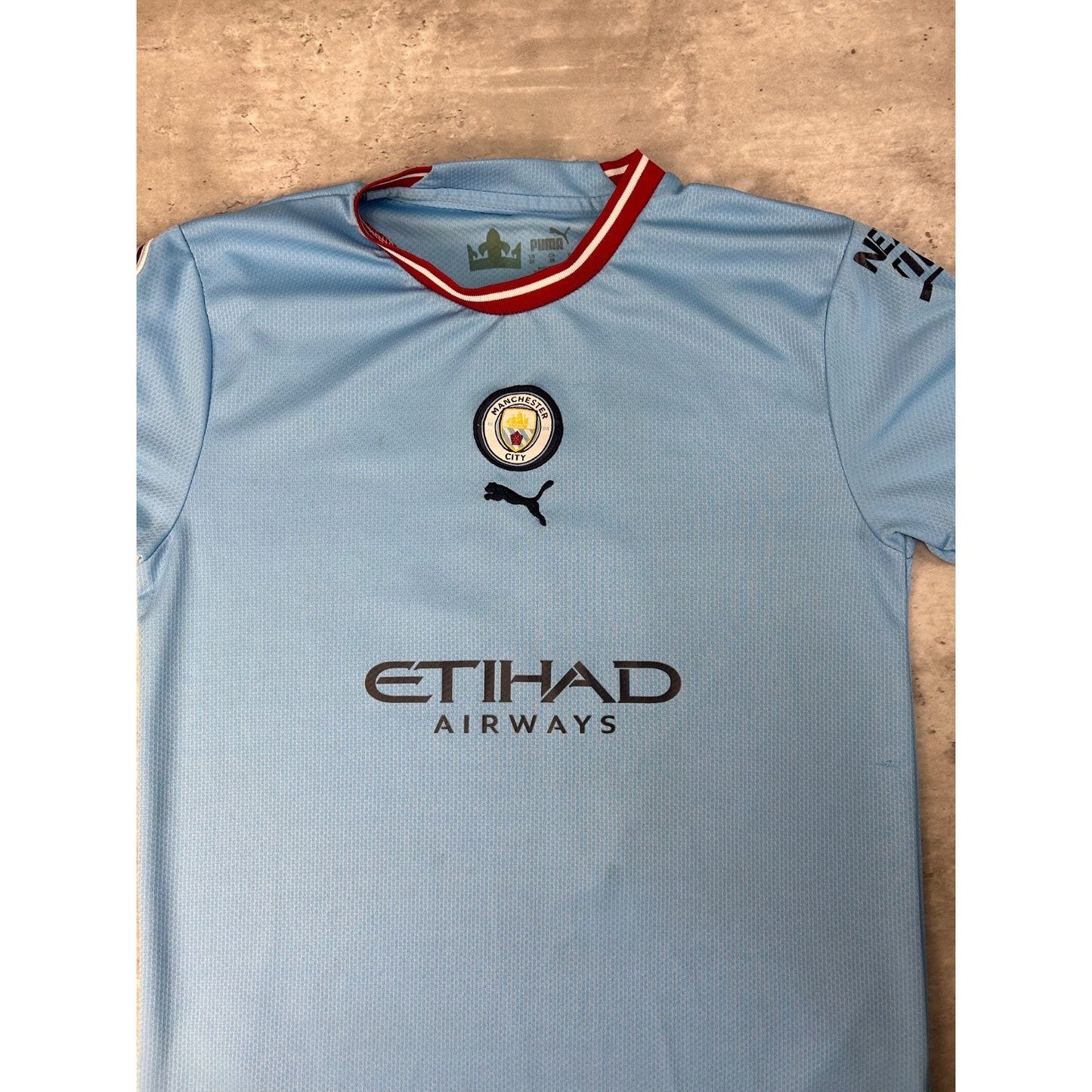 Vintage Erling Halaad #9 Manchester City Puma Soccer Jersey Size Medium