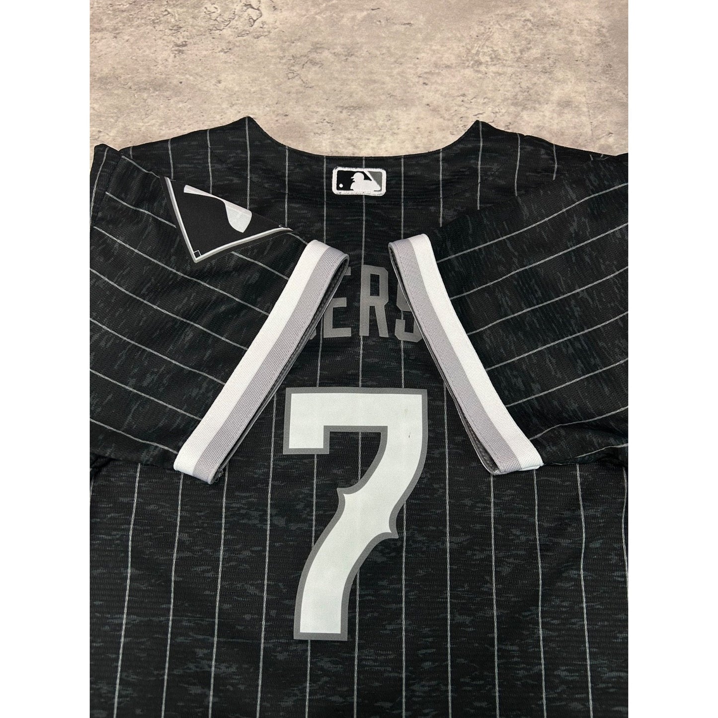 YOUTH Chicago White Sox MLB Southside Baseball Nike Jersey Size Large Black