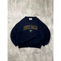 Vintage Notre Dame Fighting Irish Embroidered Spellout Logo Sweatshirt Size XL