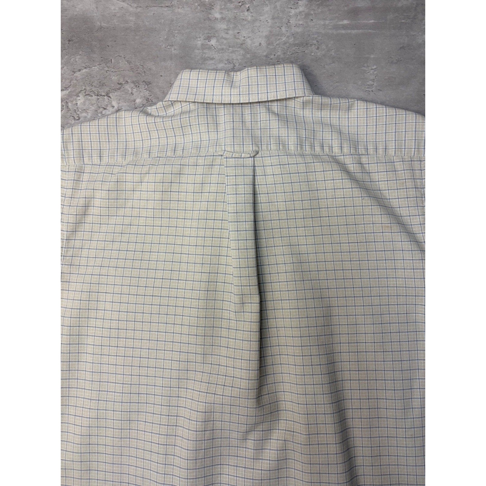 Vintage Croft & Barrow Single Pocket Plaid Cropped Button Up Shirt Size Medium