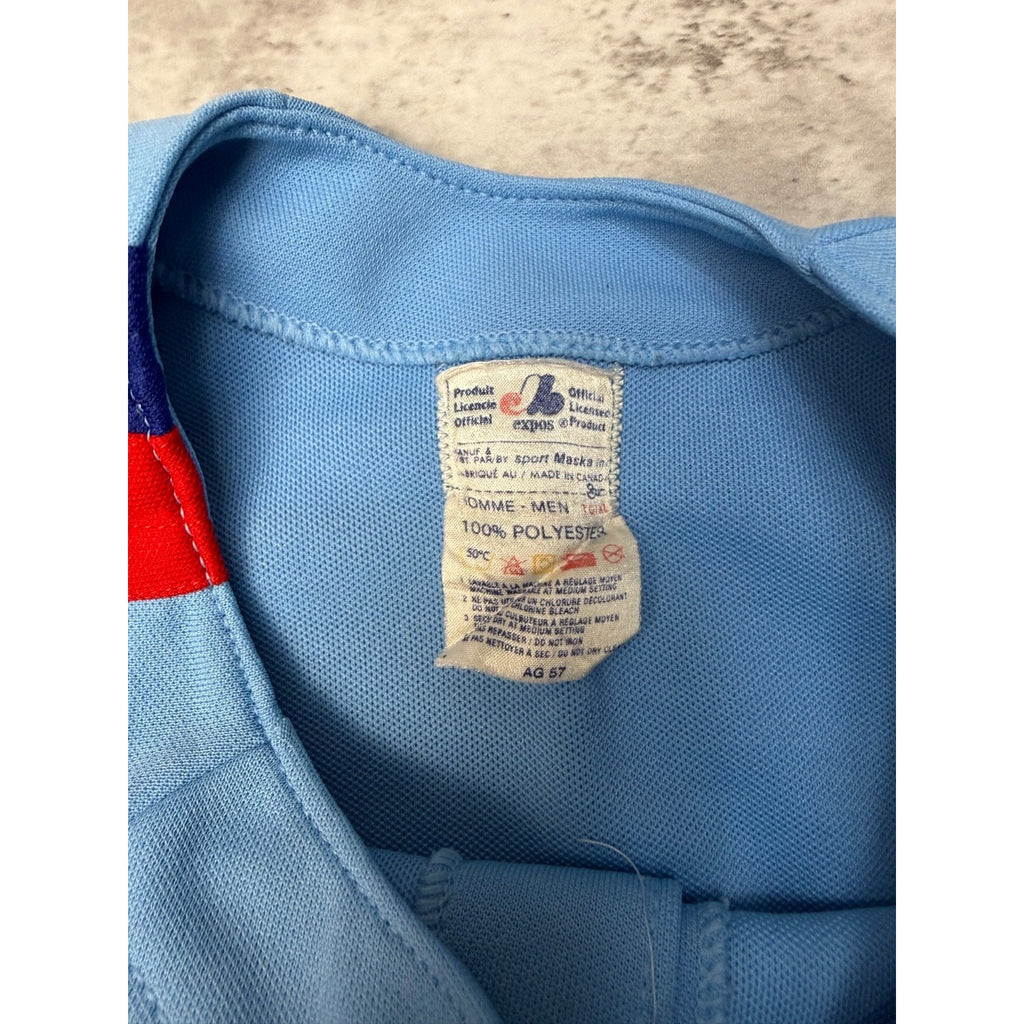 Vintage 80s/90s Montreal Expos MLB Stitched Maska Baseball Jersey Size XL