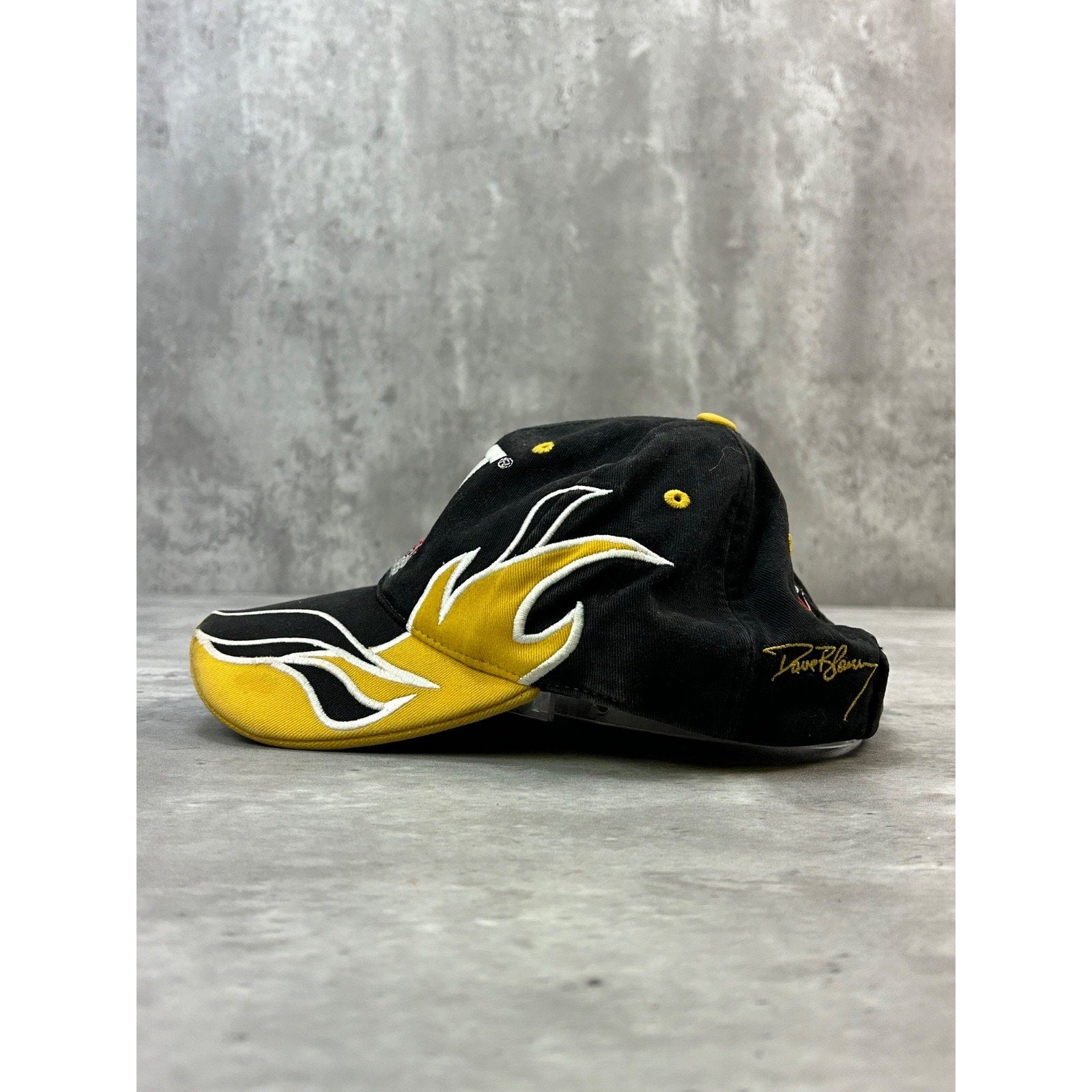 Vintage 2006 Cat Racing Embroidered Nascar Spellout Strapback Hat OSFA