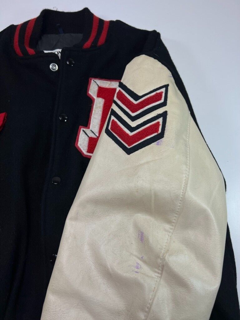 Vintage 80s/90s Delong YMCA Swim Team Embroidered Varsity Jacket Size 46 XL