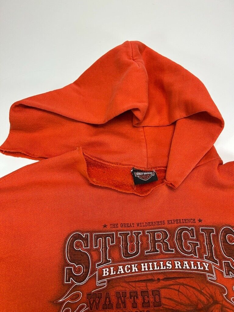 Vintage 2003 Harley Davidson Sturgis Bike Rally Hooded Sweatshirt Size XL