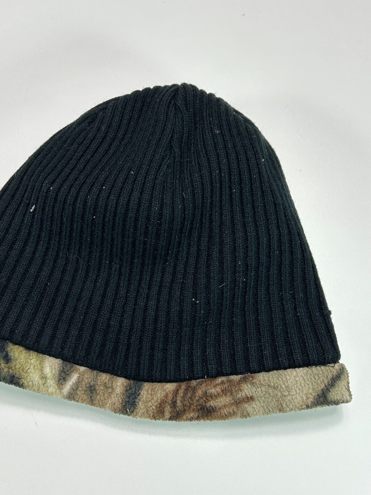 Vintage Reversible Camo Hunting Toque Embroidered Hat OSFA