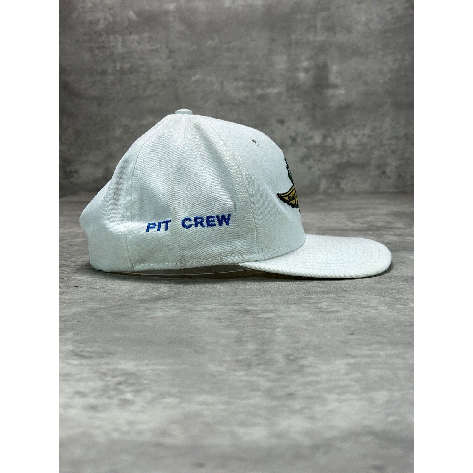 Vintage 90s Indianapolis Speedway Nascar Embroidered Logo Snapback Hat OSFA