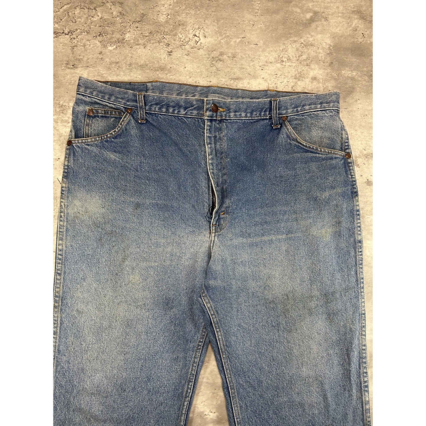Vintage 60s/70s Roebucks Light Wash Denim Pants Size 40