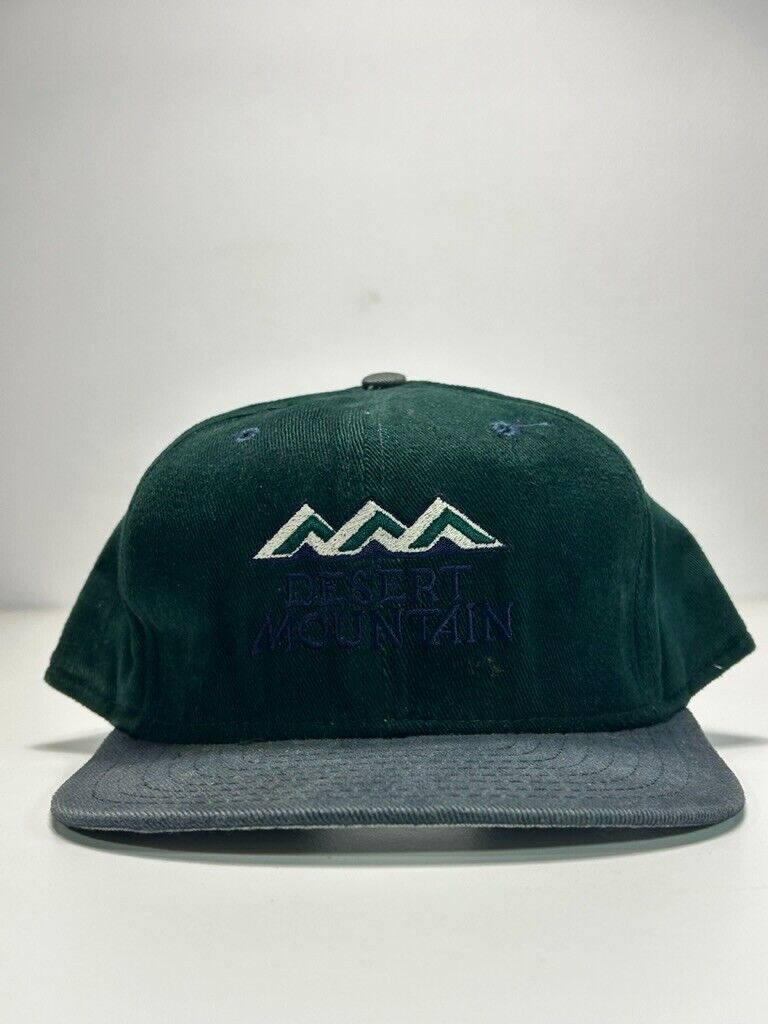 Vintage 90s Desert Mountain Embroidered Spell Out Strapback Hat OSFA