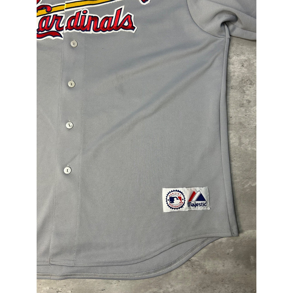 Vintage St Louis Cardinals MLB Stitched Majestic Baseball Jersey Size 2XL