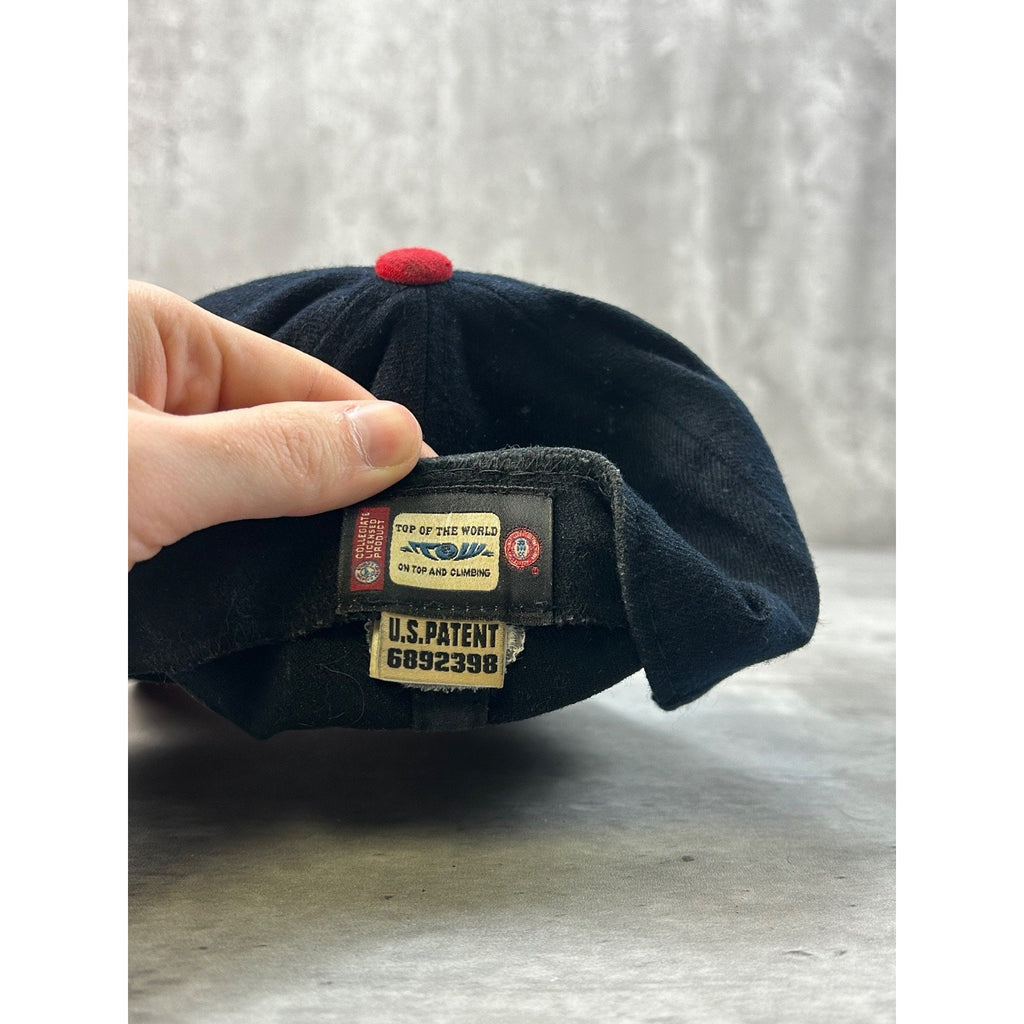 Vintage Ohio State Buckeyes NCAA Embroidered Logo Collegiate Fitted Hat OSFA