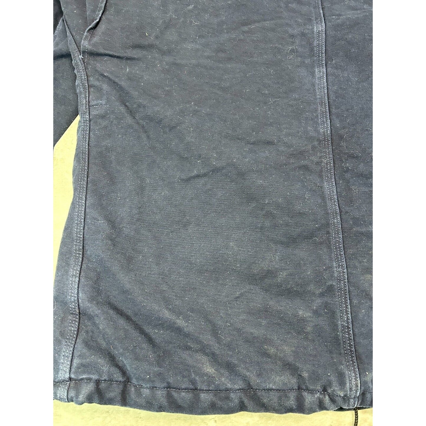 Vintage Carhartt Quilted Lined Canvas Workwear Arctic Jacket Size XL Tall Blue