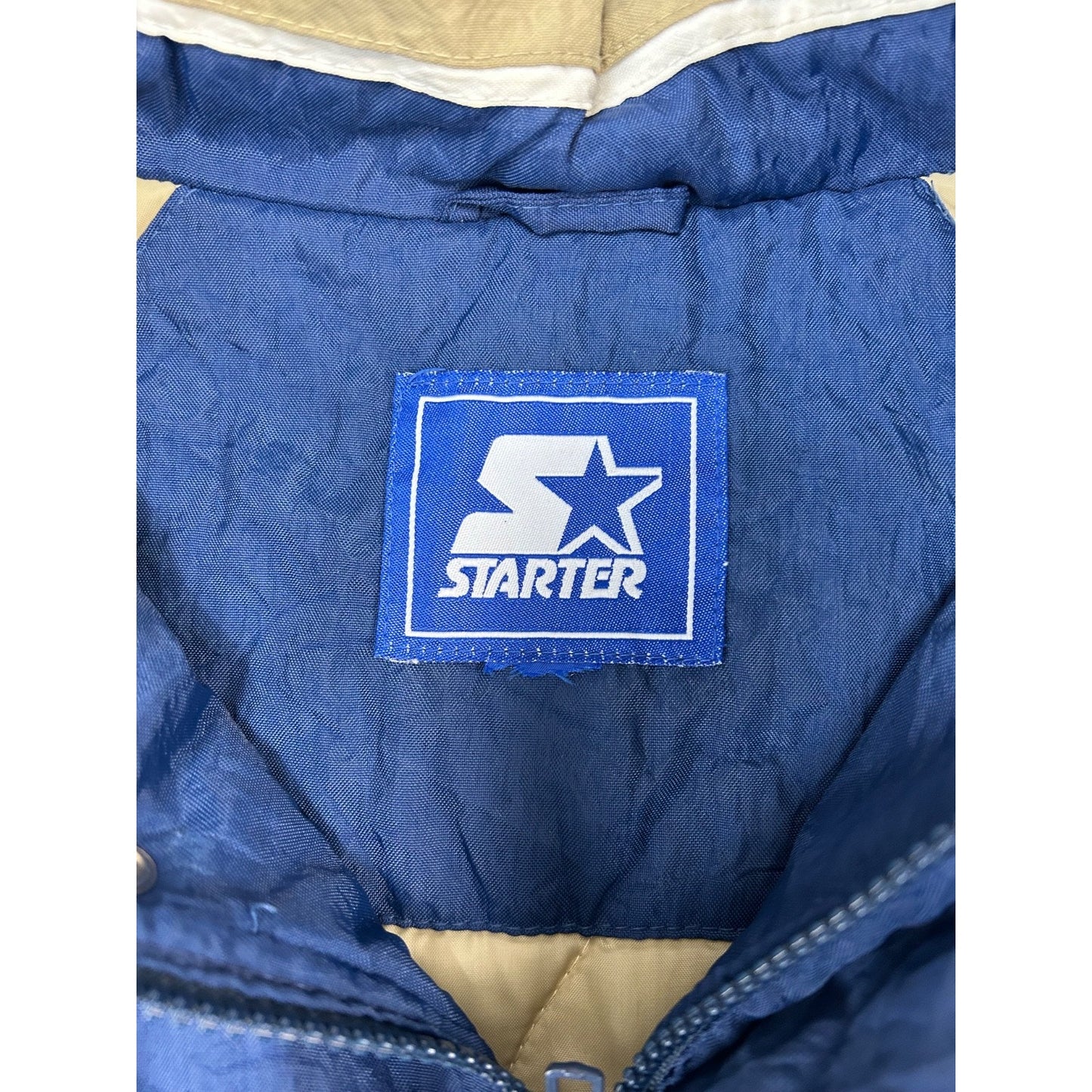 Vintage 90s Notre Dame Fighting Irish NCAA Insulated Starter Jacket Size Small