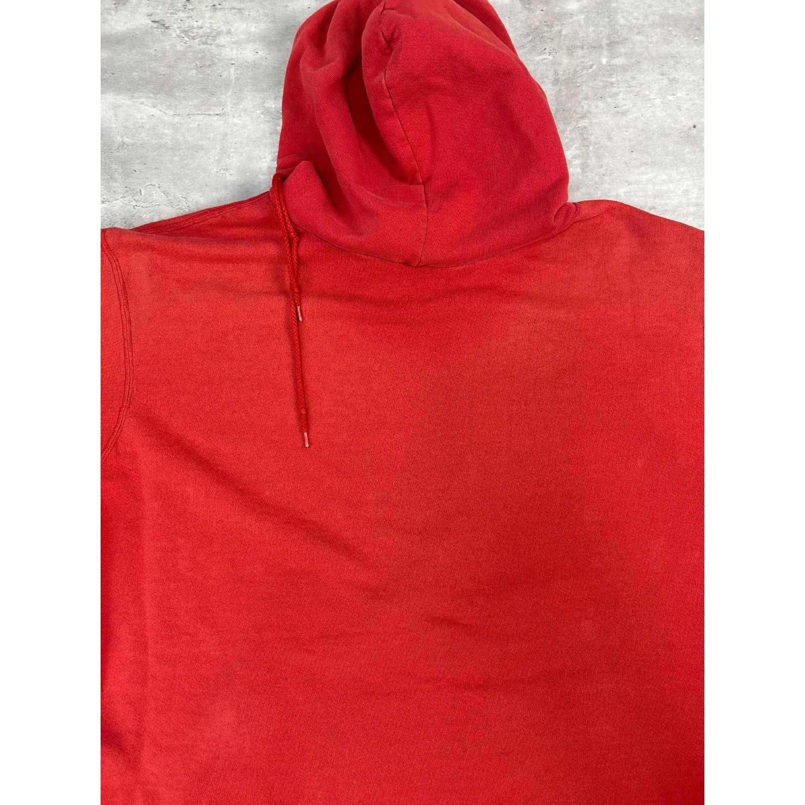 Vintage 2000s Nike Embroidered Middle Swoosh Hooded Red Sweatshirt Size 2XL