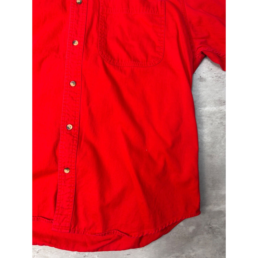 Vintage Dale Earnhardt Jr #8 Budweiser Nascar Racing Button Up Shirt Size Medium