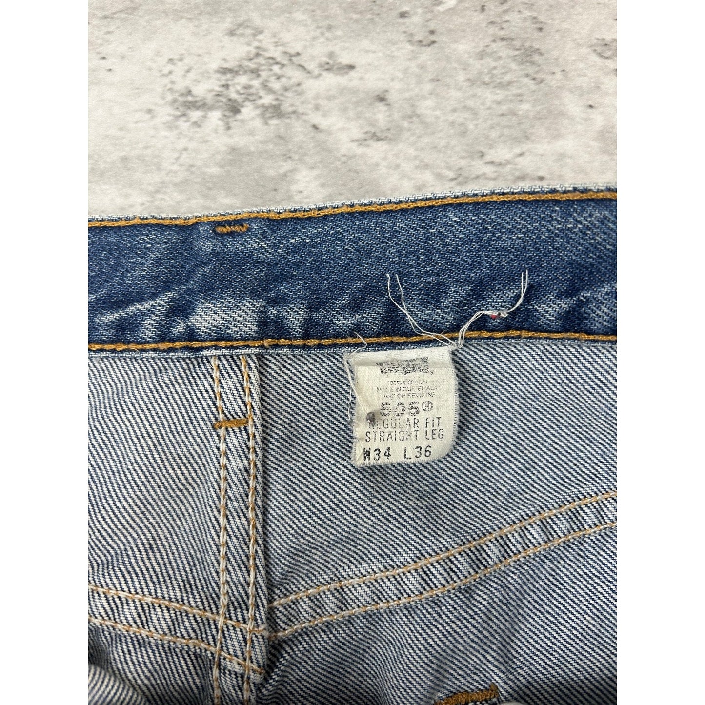 Vintage 90s Levis 505 Red Tab Dark Wash Denim Pants Size 32