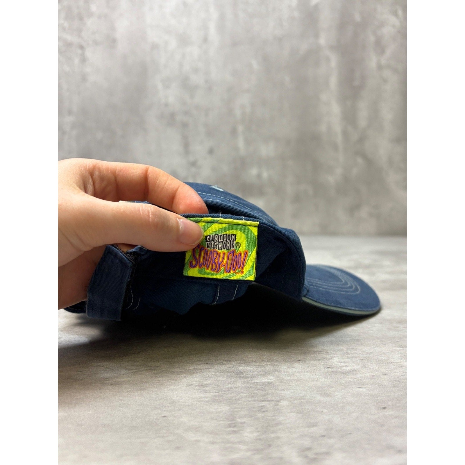 Vintage 90s Scooby Doo Slugger Embroidered Baseball Strapback Hat OSFA