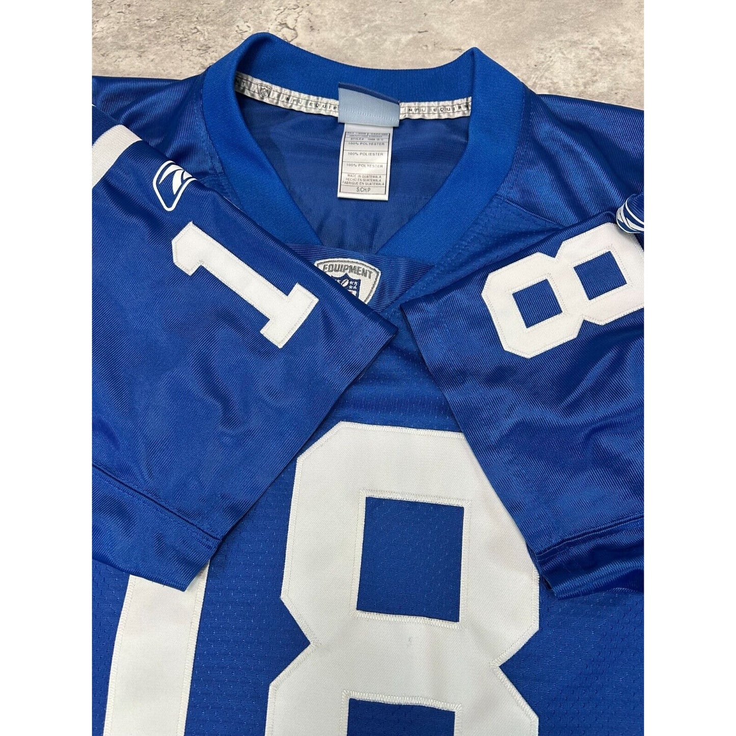 Peyton Manning #18 Indianapolis Colts NFL Reebok Football Jersey Size Small