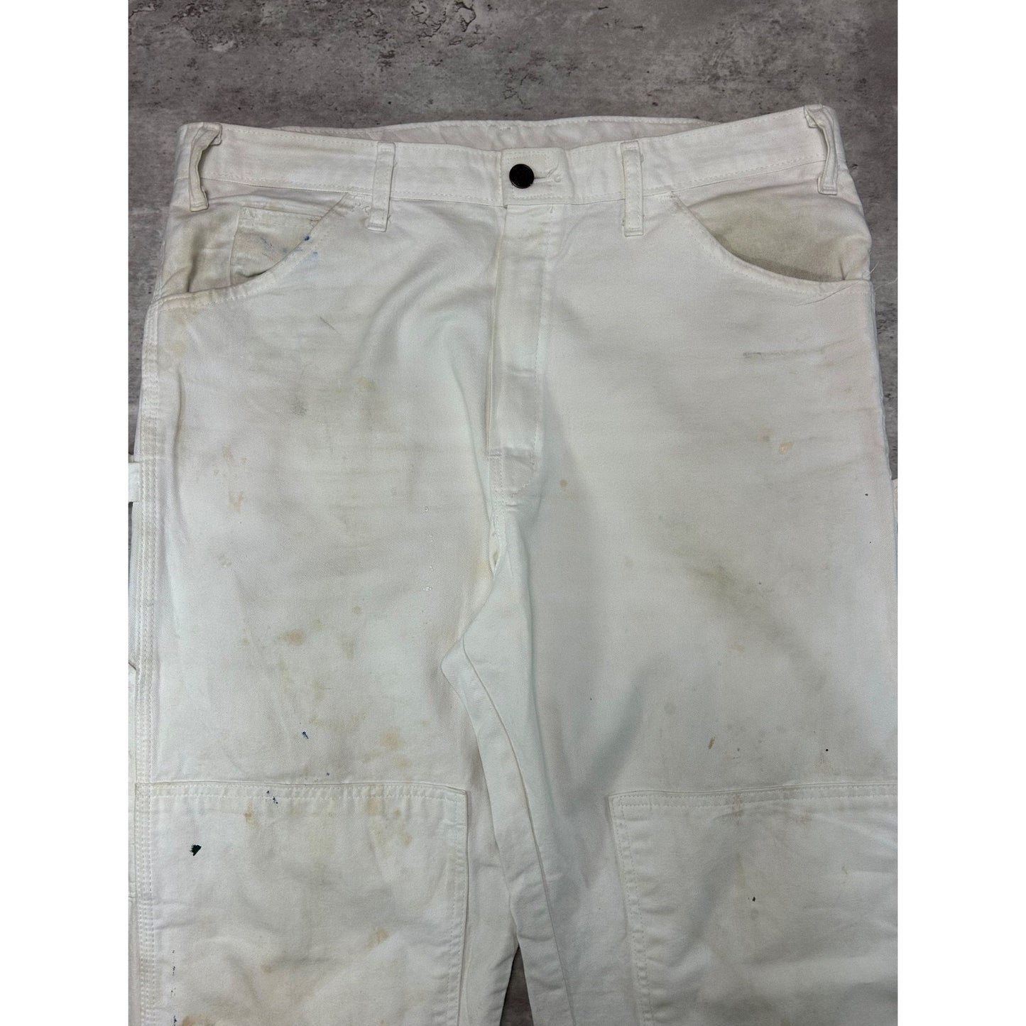 Dickies Canvas Workwear Double Knee Painters Pants Size 36