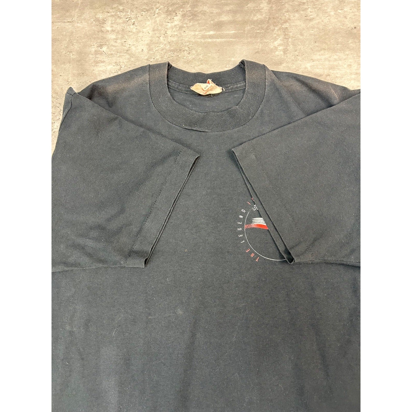 Vintage 90s The Legend Is Black Billiards Graphic T-Shirt Size XL