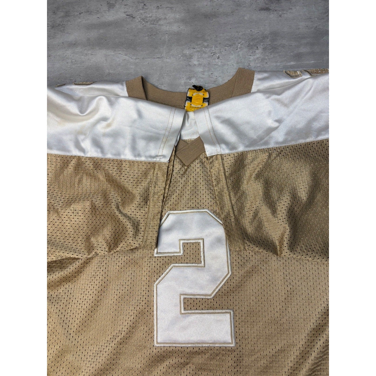 Vintage Y2K Mecca Athletics #2 Embroidered Football Jersey Size 2XL