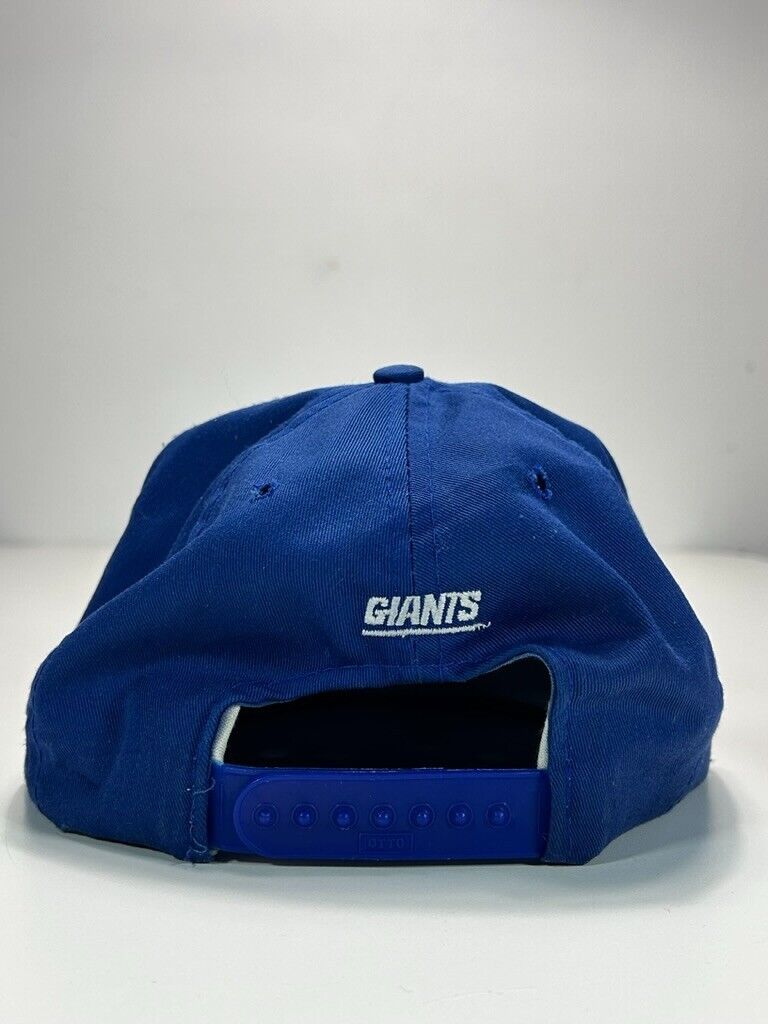 Vintage New York Giants NFL Embroidered Player Helmet Snapback Hat OSFA Blue