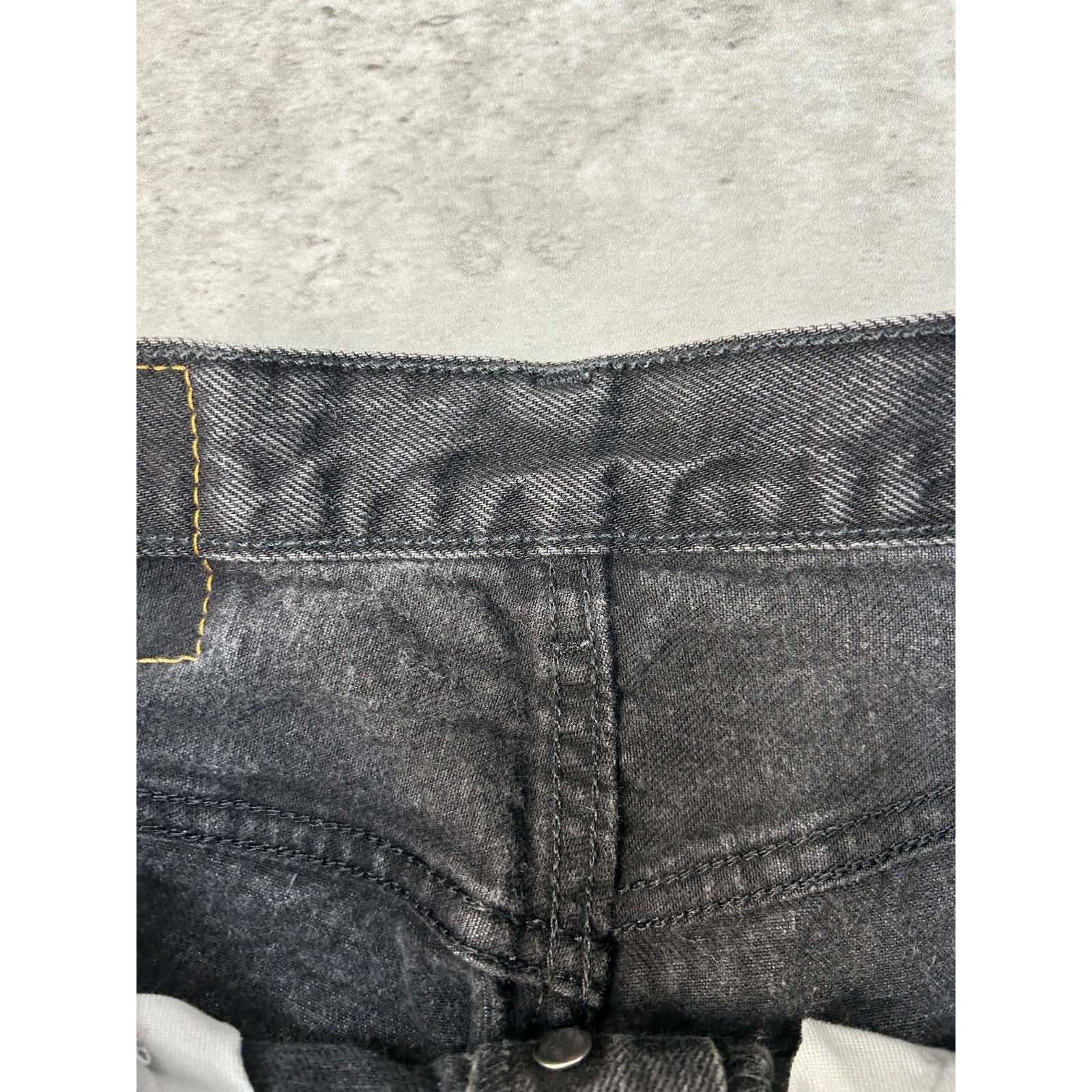 Vintage 90s Levis 505 Red Tab Black Denim Pants Size 28