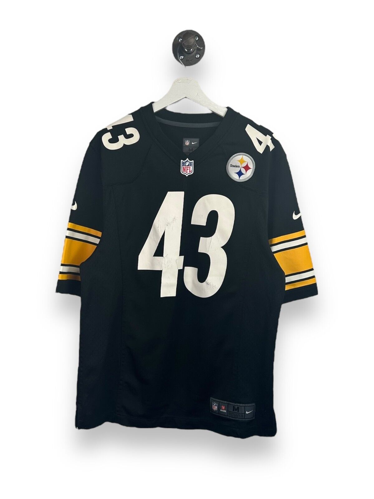 Troy Polamalu #43 Pittsburgh Steelers NFL Nike Football Jersey Size Medium