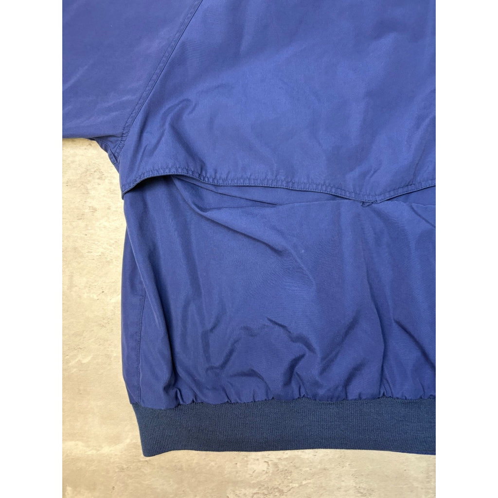 Vintage 90s Eddie Bauer Full Zip Navy Blue Bomber Jacket Size XL