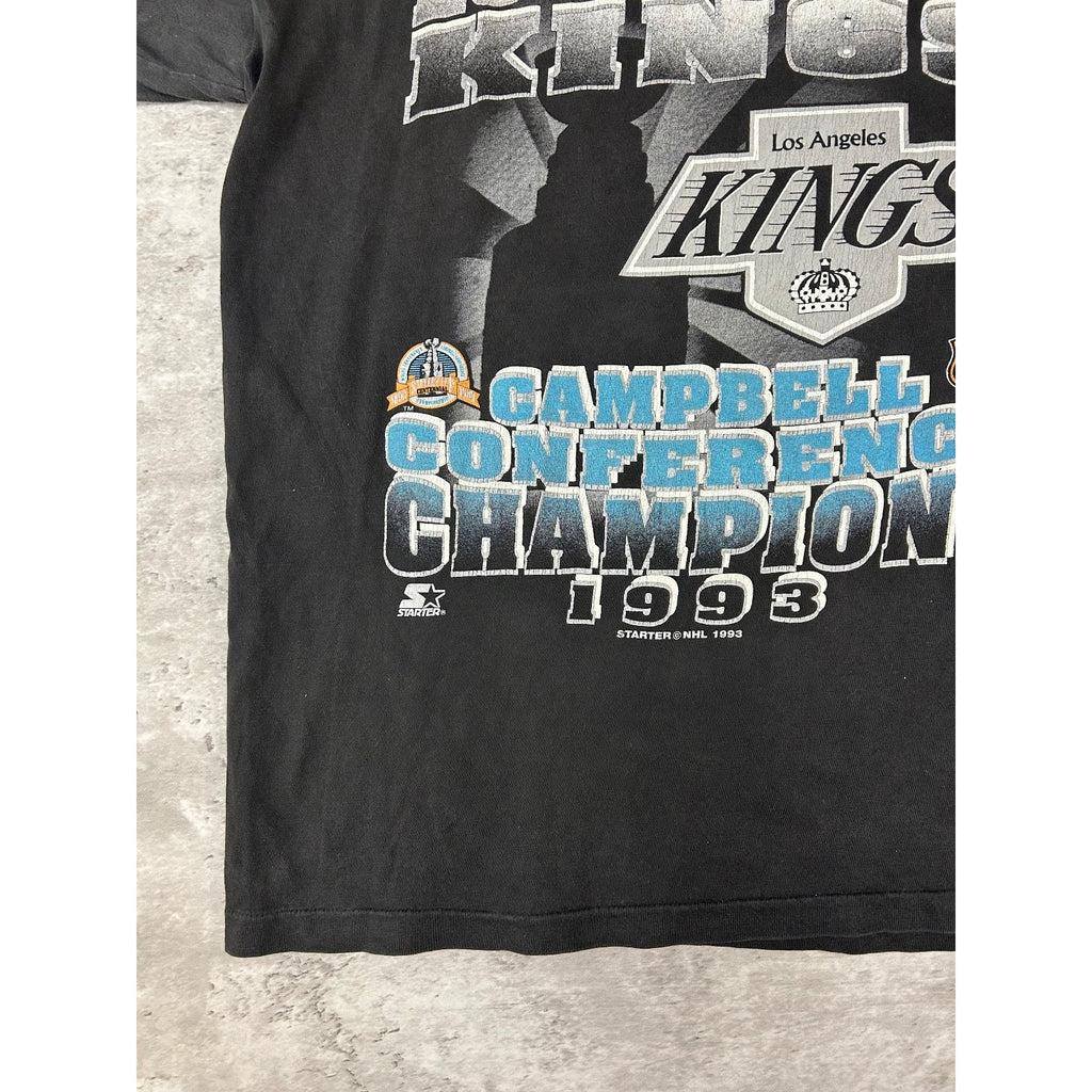 Vintage 1993 Los Angeles Kings NHL Campbell Conference Champs T-Shirt Sz Medium