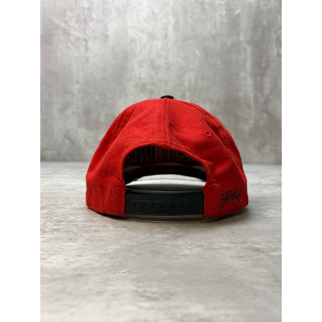 Vintage Indiana Hoosiers NCAA Wraparound Spellout Snapback Hat OSFA