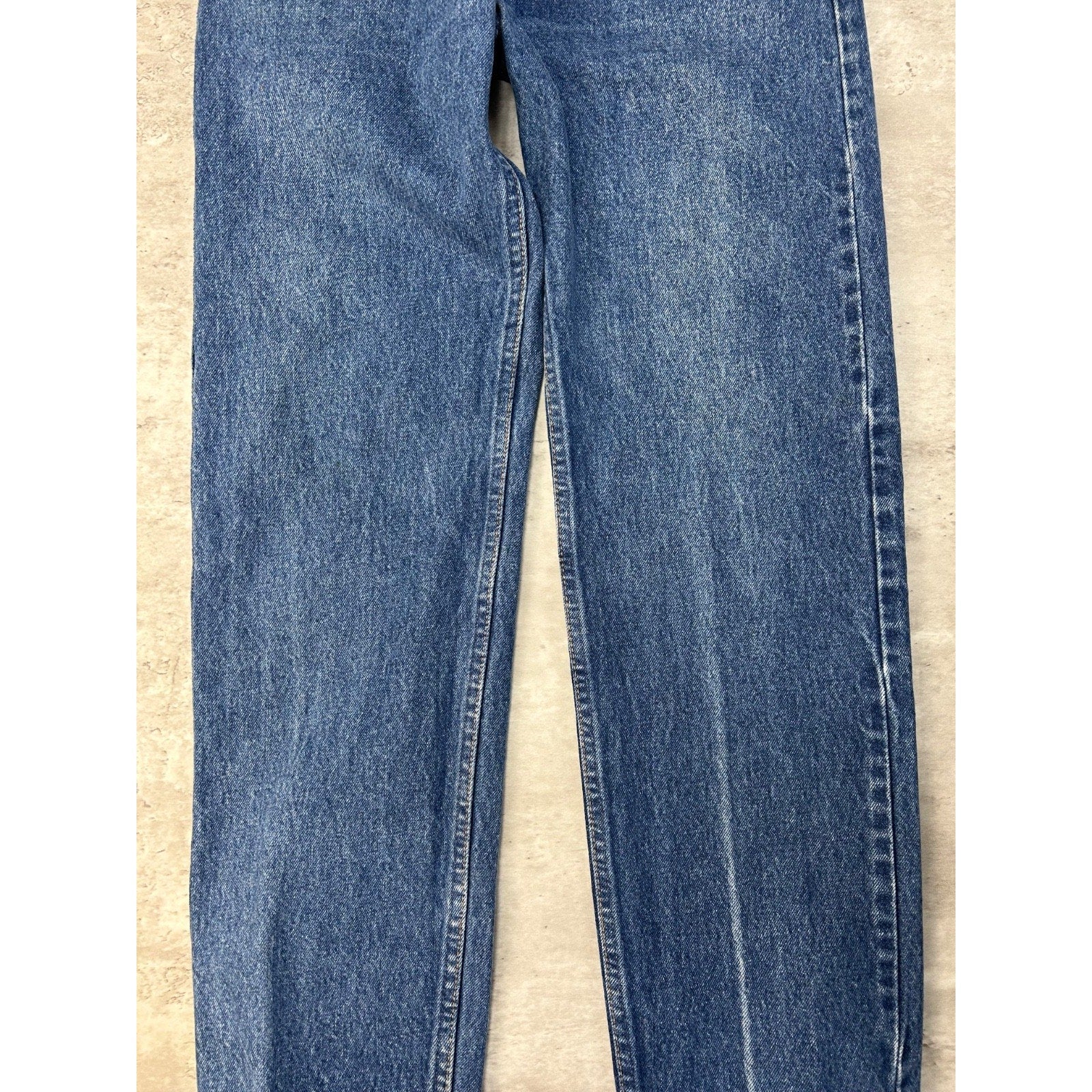 Vintage 80s Levis XX 505-0217 Dark Wash Denim Pants Size 32