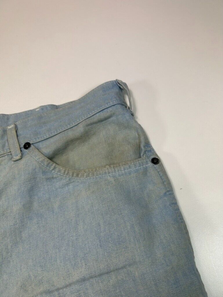 Vintage 60s/70s Lee Light Wash Denim Pants Size 36