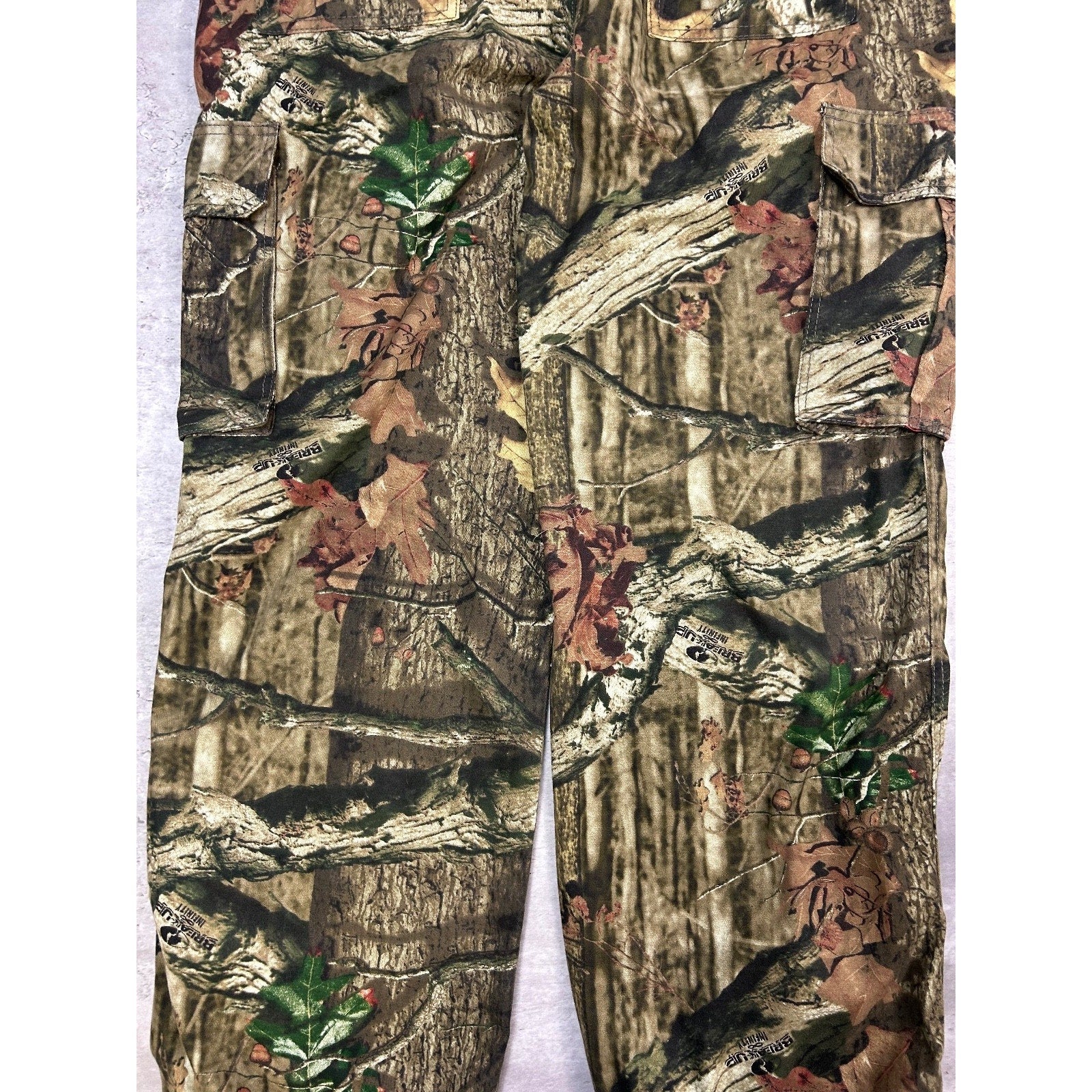 Vintage Womens Mossy Oak Breakup Camo Cargo Hunting Pants Size XL