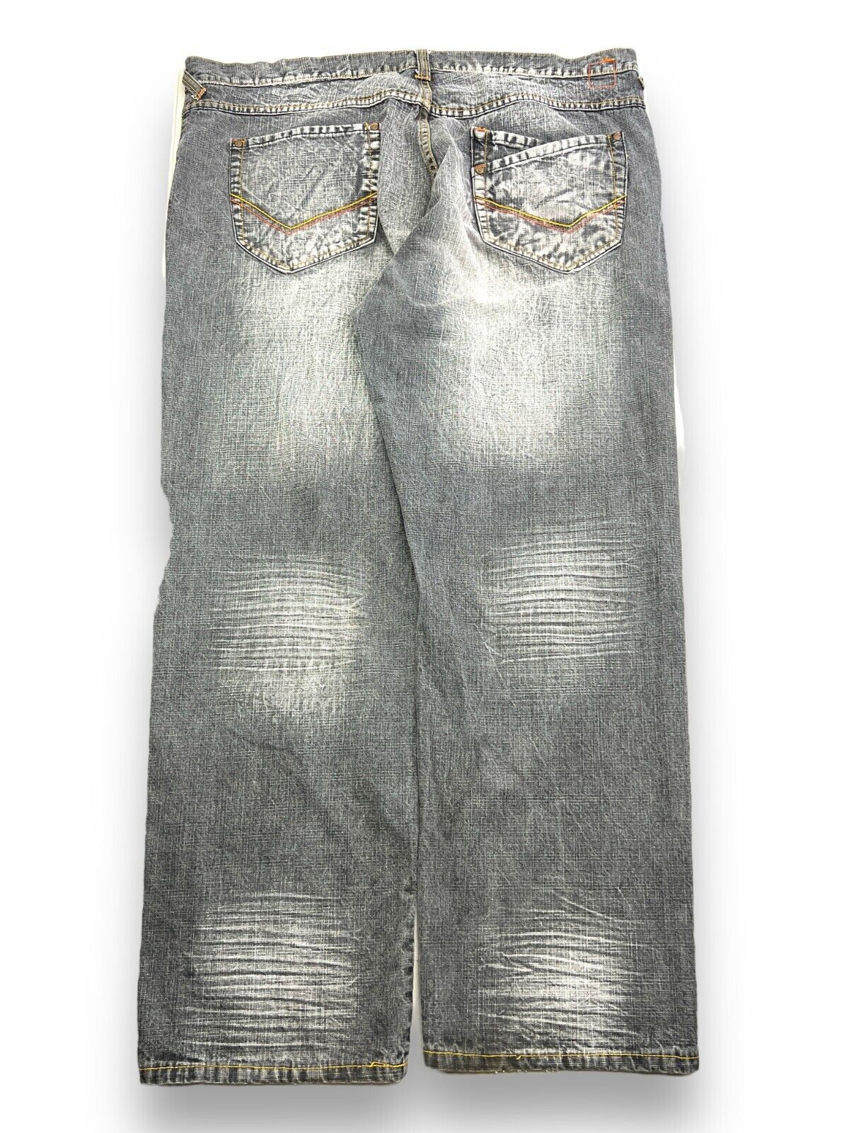 Vintage Y2K Kani Gold Baggy Fit Distressed Denim Pants Size 44