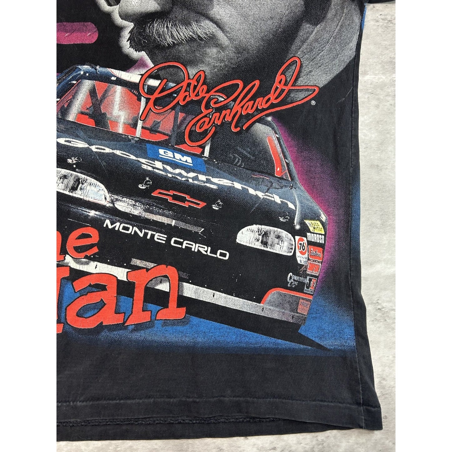 Vintage 1997 Dale Earnhardt #3 The Man Nascar Racing AOP T-Shirt Size Large