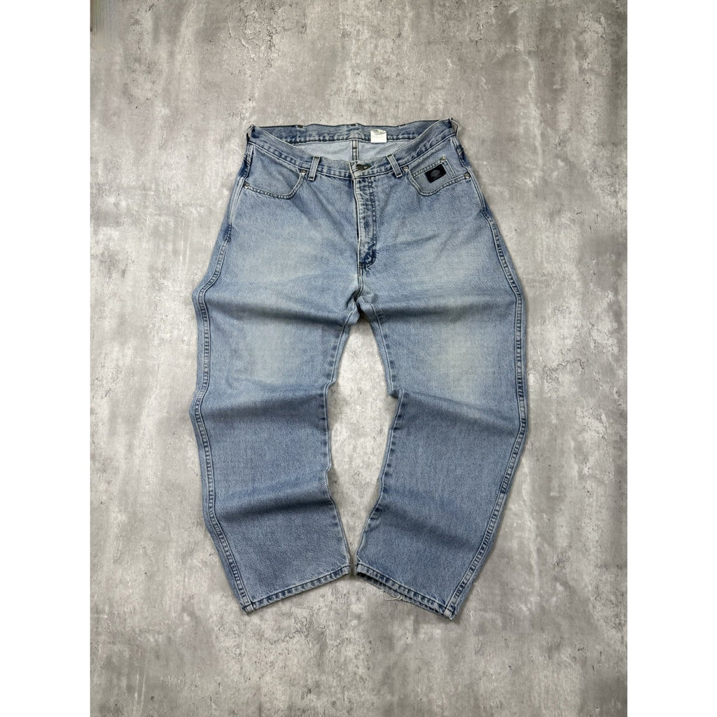 Vintage Harley Davidson Light Wash Denim Pants Size 35
