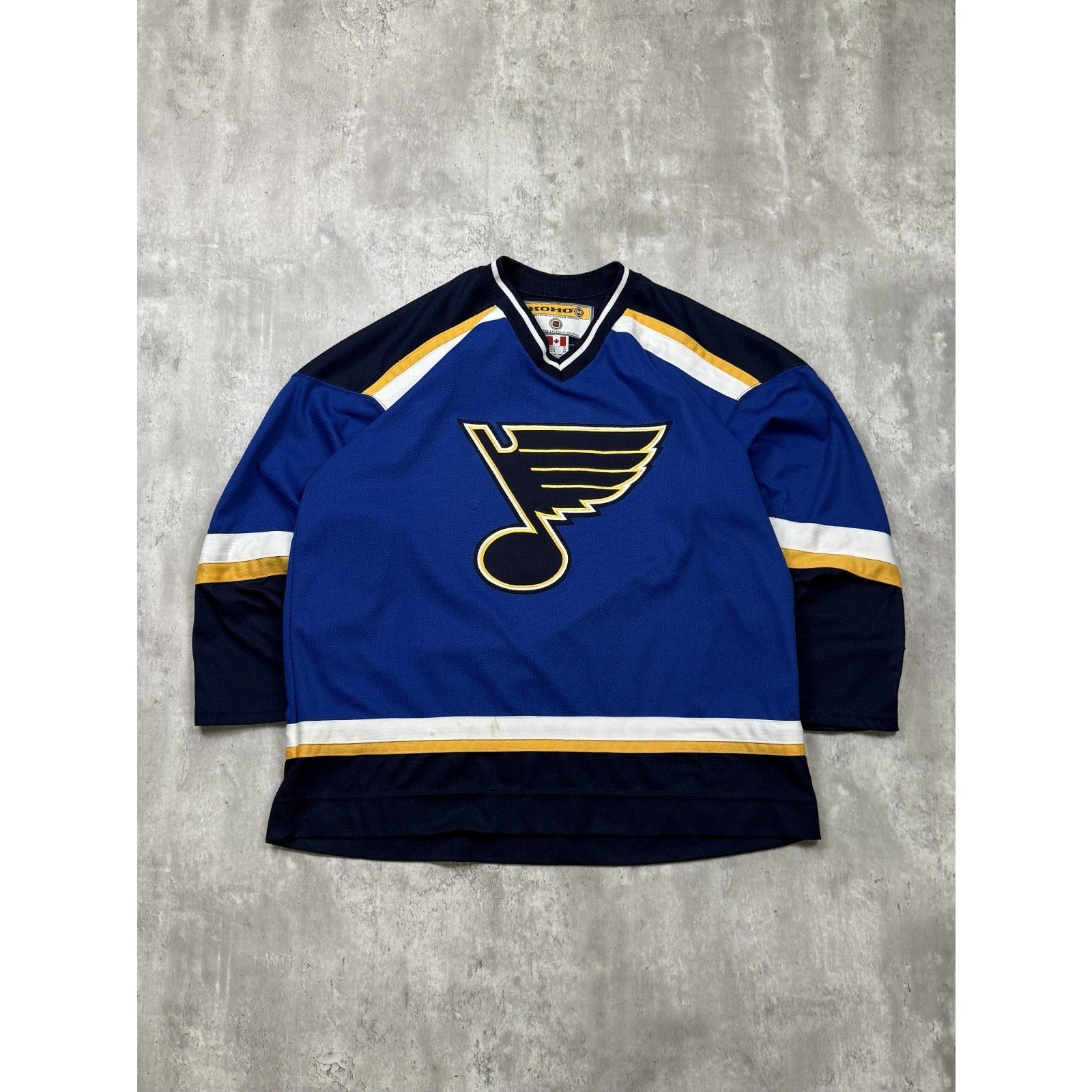 Vintage St. Louis Blues NHL Stitched Koho Hockey Jersey Size XL