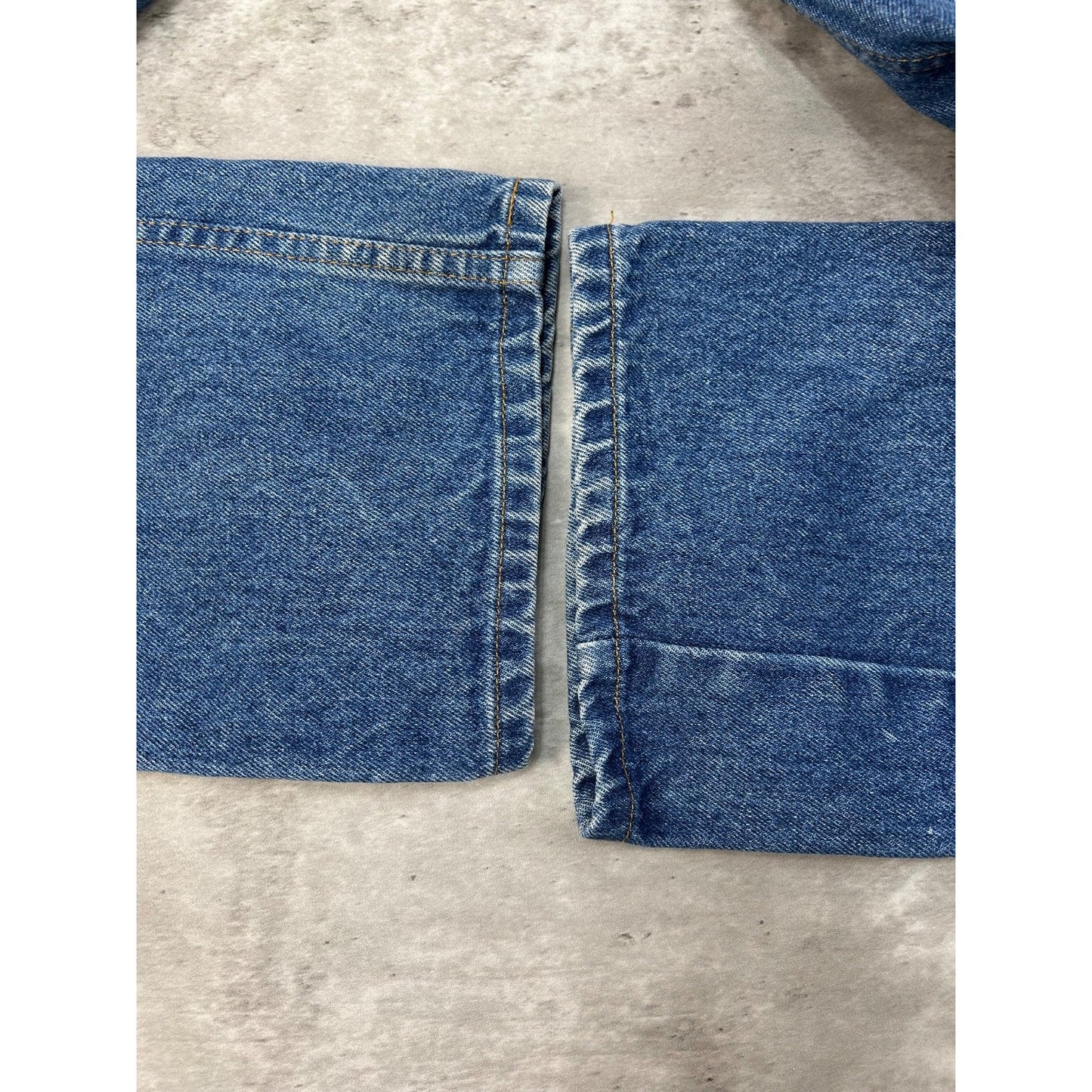 Vintage 90s Levis 550 Red Tab Straight Fit Dark Wash Denim Pants Size 33