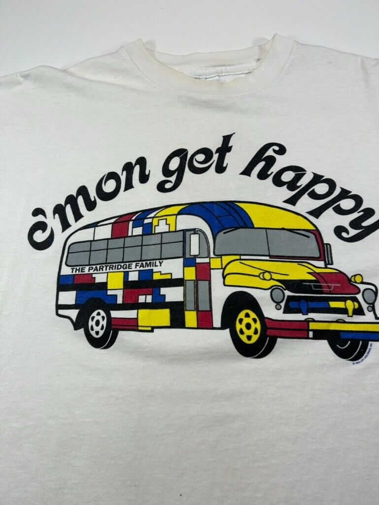 Vintage 1994 The Partridge Family C'mon Get Happy Tv Show Promo T-Shirt Size XL