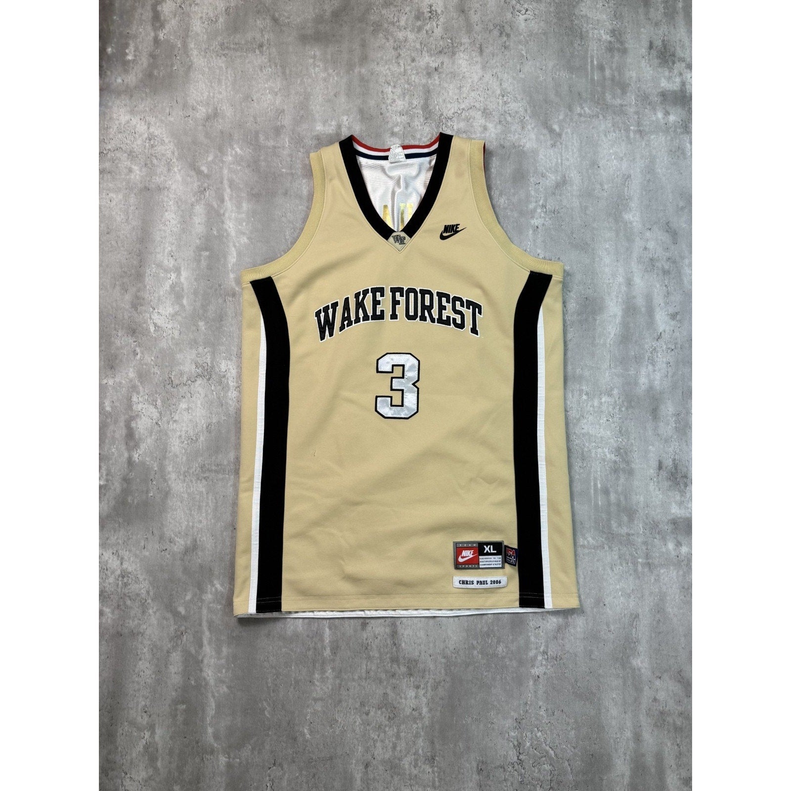 Vintage Chris Paul #3 Wake Forest USA Dream Team Reversible Nike Jersey Size XL