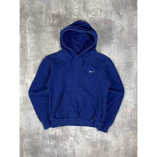 Vintage Womens Nike Embroidered Swoosh Pullover Hooded Sweatshirt Size Small