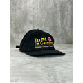 Vintage 90s Tax Me Im Canadian Graphic Spellout Strapback Hat OSFA