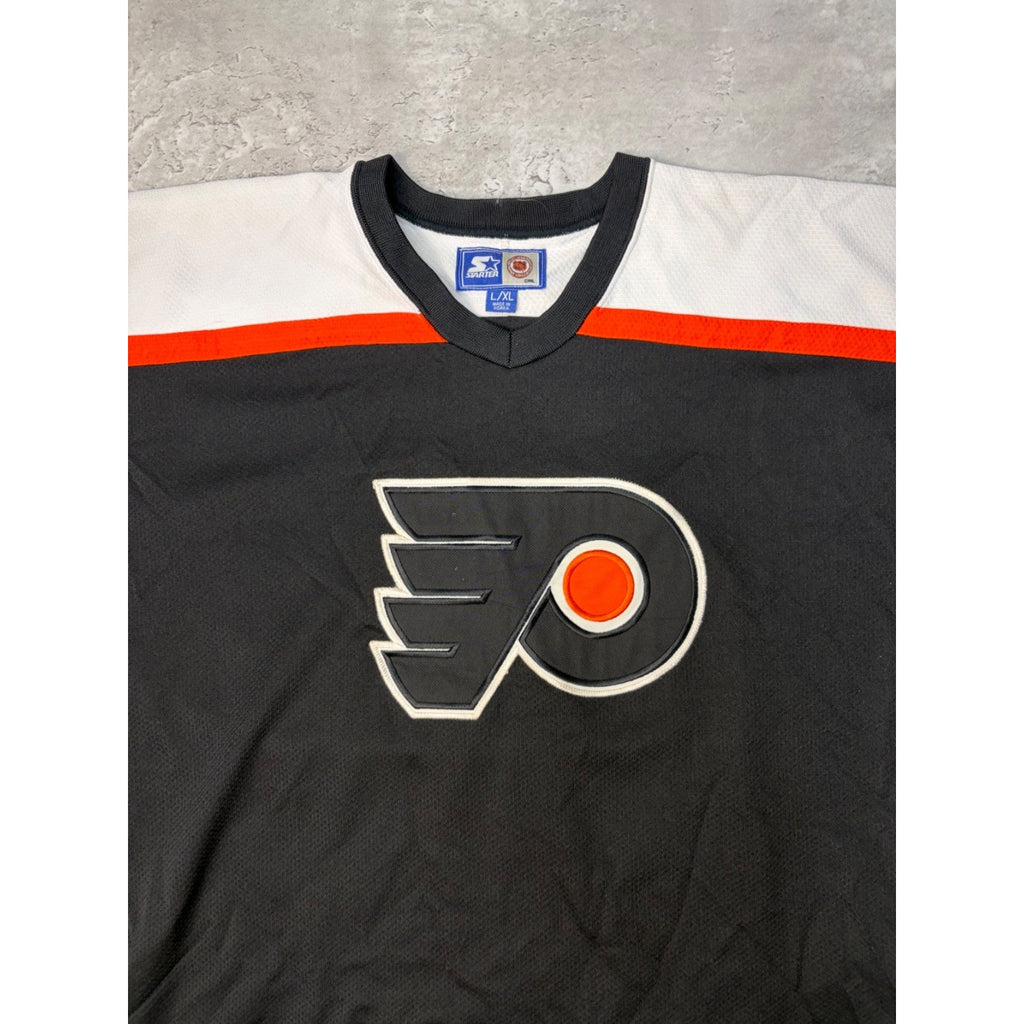 Vintage Philadelphia Flyers NHL Stitched Starter Hockey Jersey Size L/XL YOUTH