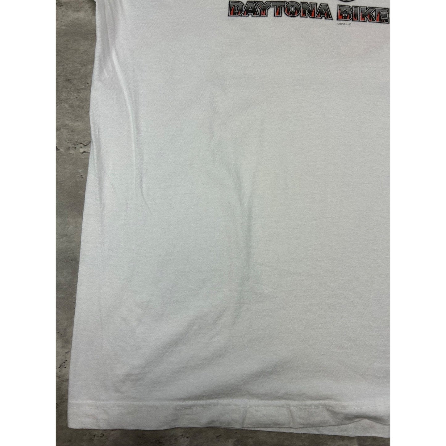 Vintage Harley Davidson Classic Logo Flame Graphic Long Sleeve T-Shirt Size XL