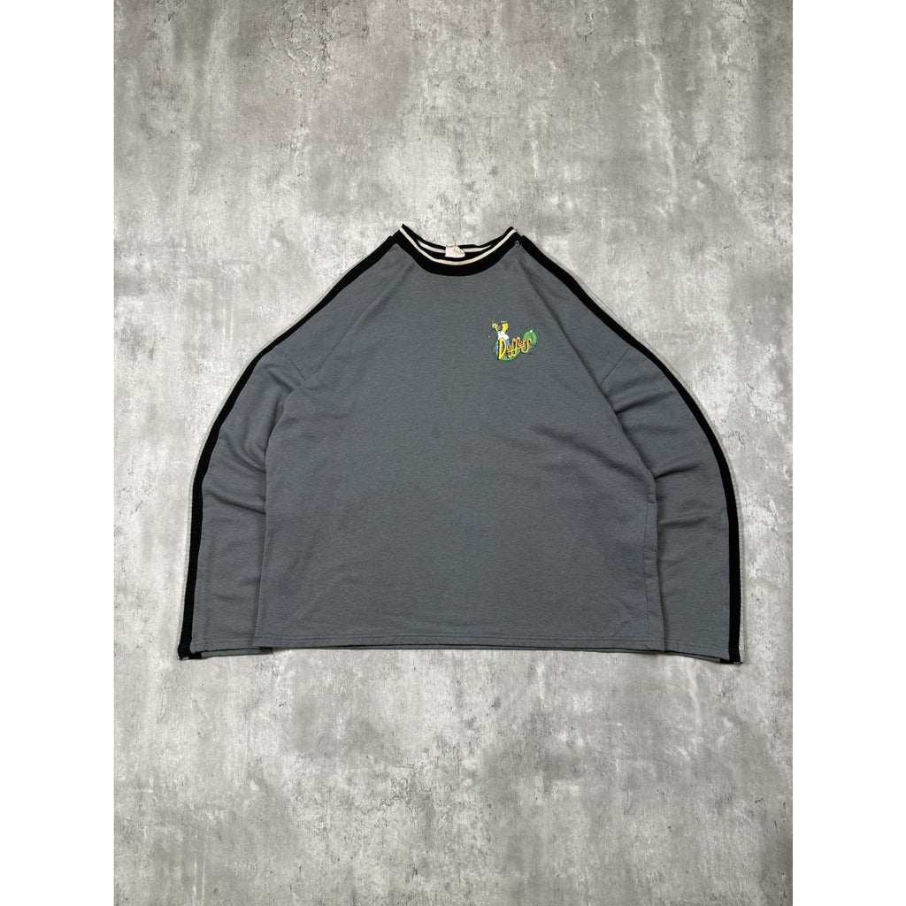 Vintage The Simpsons Duffer's Golf Graphic Long Sleeve T-Shirt Size XL