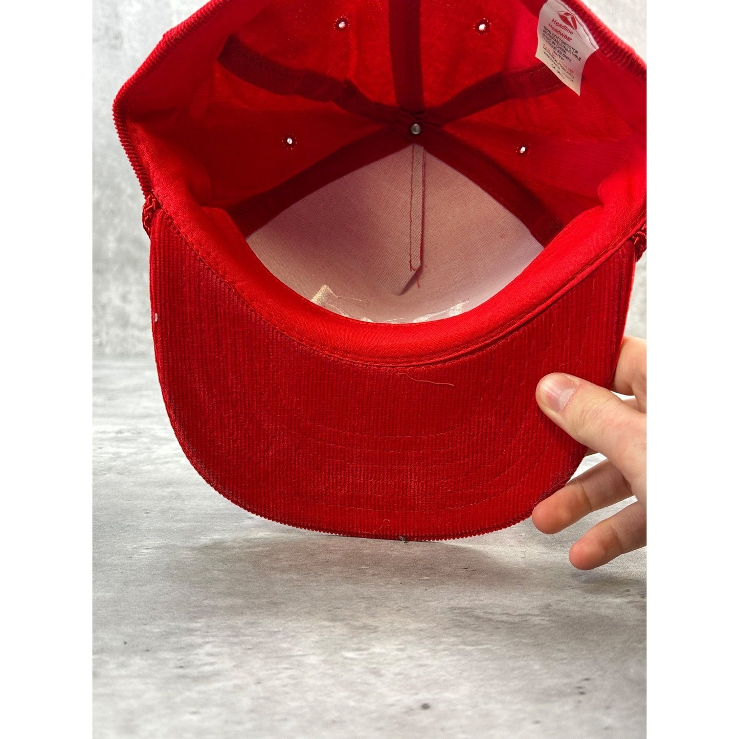 Vintage 90s Budweiser King Of Beers Embroidered Spellout Snapback Hat OSFA