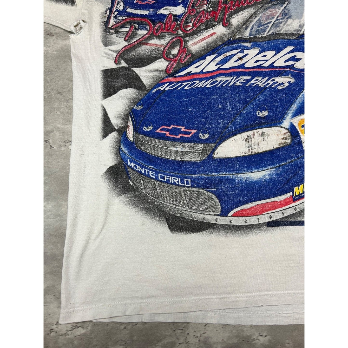 Vintage Dale Earnhardt #3 Nascar Racing All Over Print T-Shirt Size Large