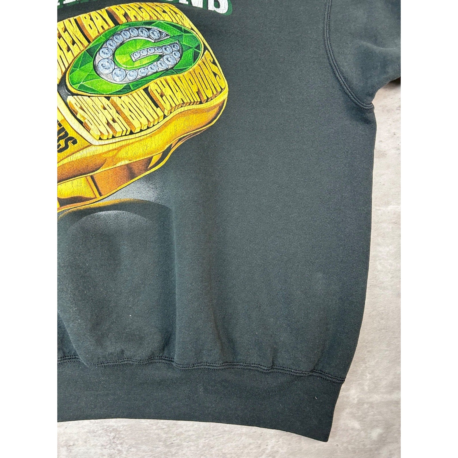 Vintage 1997 Green Bay Packers NFL Super Bowl XXXI Champs Sweatshirt Size 2XL